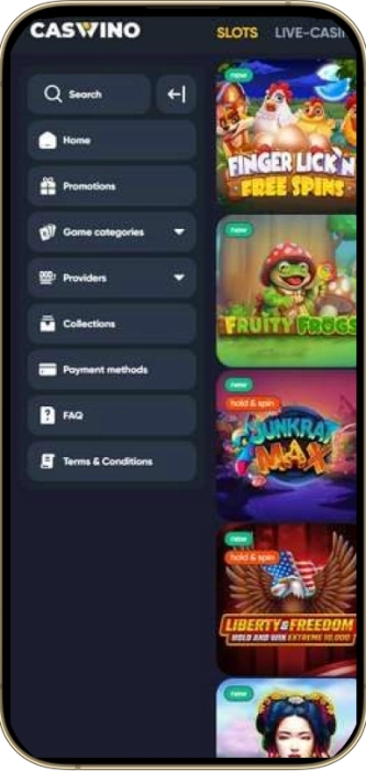 Caswino Mobile App